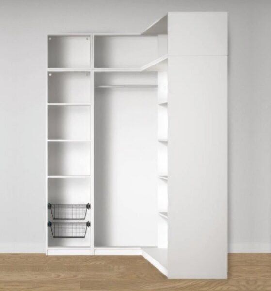 Set02 Combo Korpus narożny prawy + korpus S1D Biały